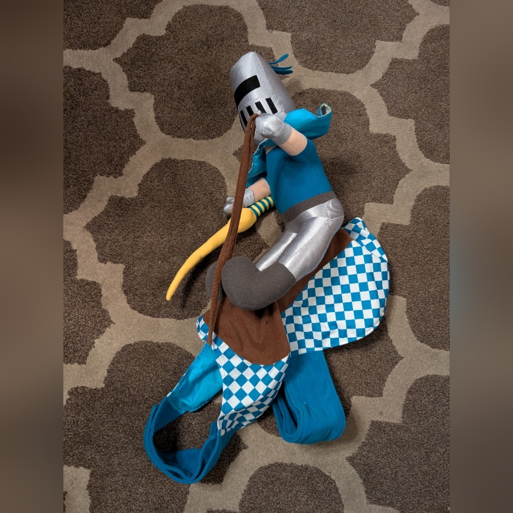 Dog Halloween Costume Jousting Knight Size L/XL